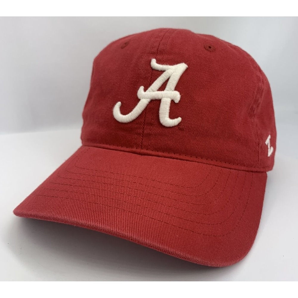 Alabama Crimson Tide Hat Zephyr Red Adjustable Strapback OSFM Baseball Cap